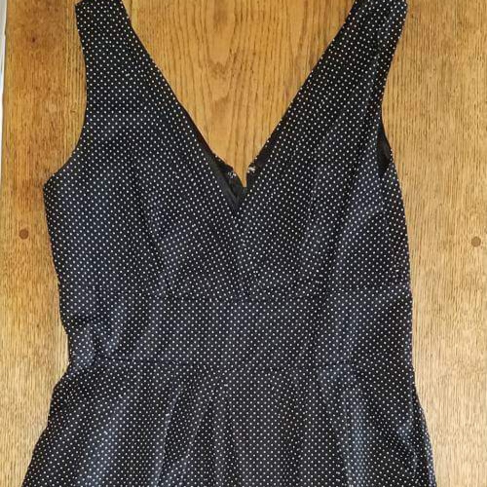 Vintage esk polka dot dress with pockets